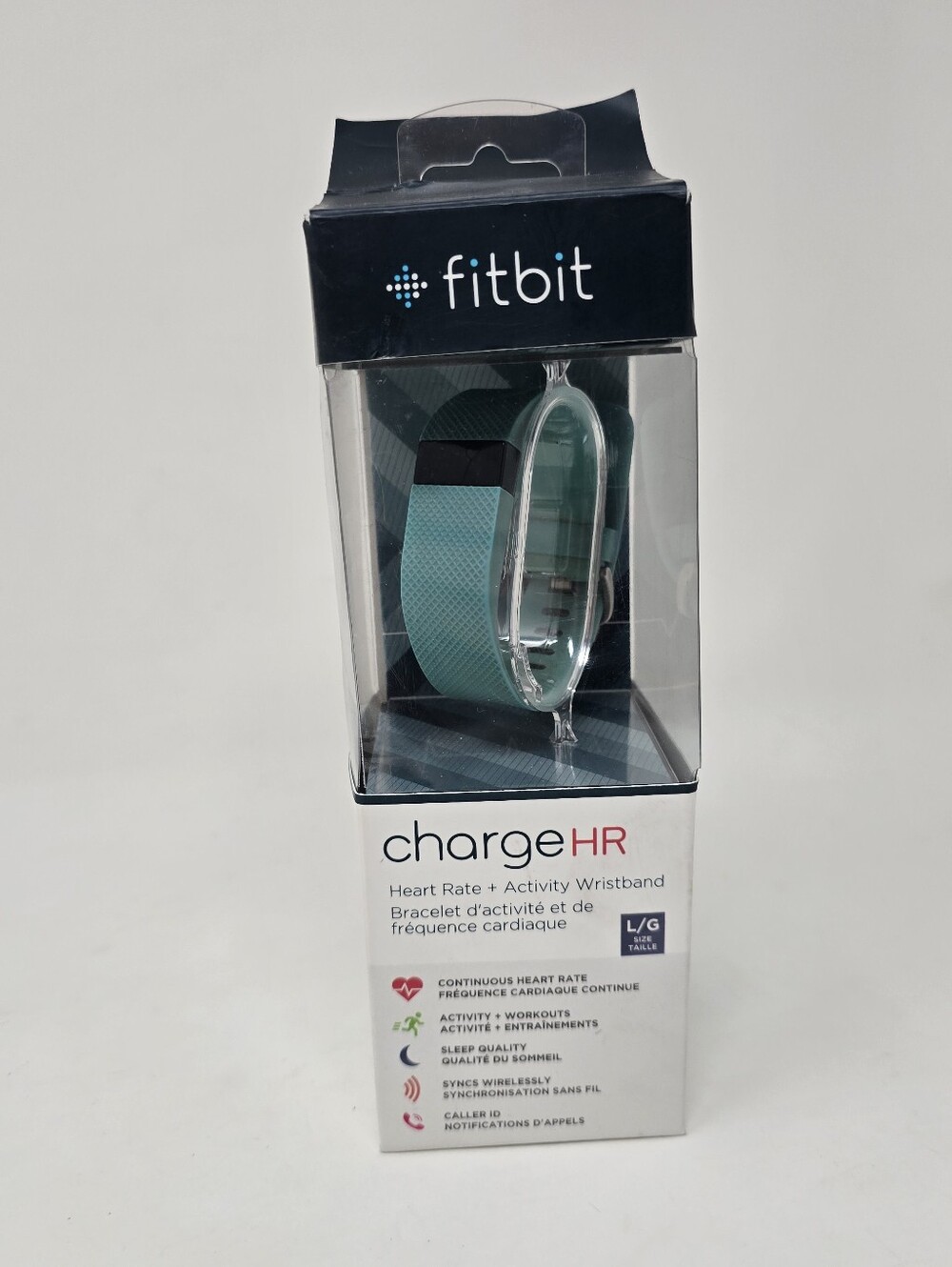 NEW fitbit Charge HR Wristband Wireless Activity Tracker + Heart Rate Large